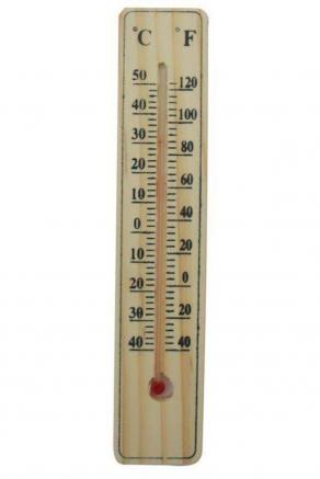 Ahşap Oda Sıcaklığı Sıcaklık Ölçümü Termometresi Küçük Boy