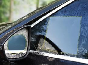 Araba Cam ve Ayna Yağmur Kaydırıcı Film (Çift)