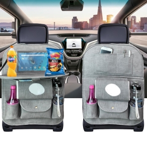 Araba Koltuk Arkası Masalı Deri Organizer Car Sitbag