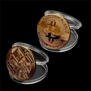 BitCoin Madeni Hediyelik Coin Sanal Para