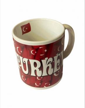Klasik Kupa Ay Yıldız Türkiye Desenli