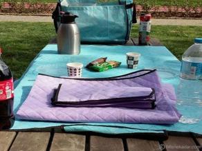 Piknik Örtüsü Kamp Tipi Çantalı