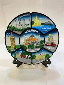 Polyester Tabak Ayasofya Mavi (15Cm)