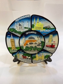 Polyester Tabak Ayasofya Mavi (20Cm)