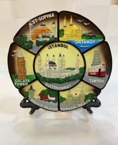 Polyester Tabak Sultanahmet Kahve (20Cm)